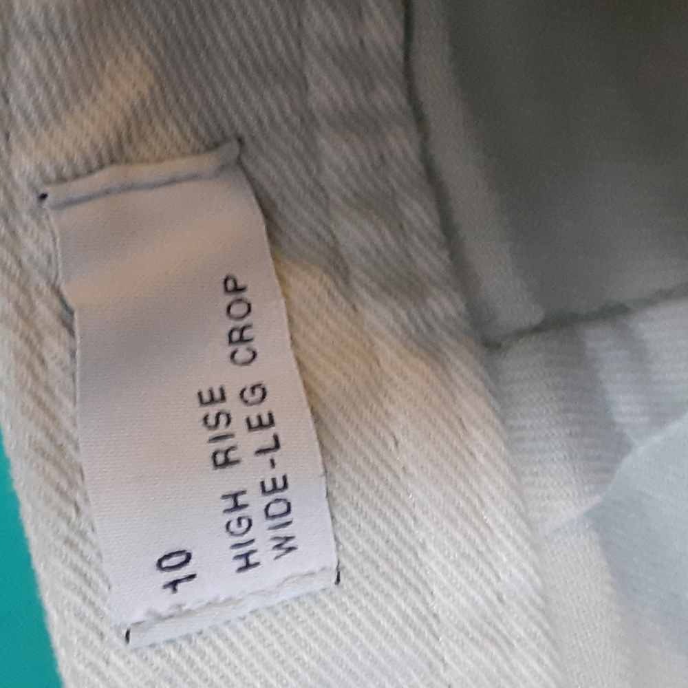 GAP HIGH RISE,WIDE-LEG CROP, Size 10 - Picture 5 of 12